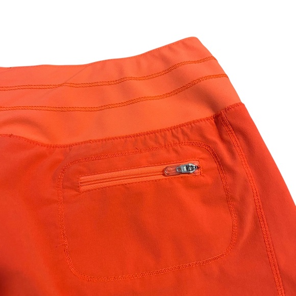 Oiselle Running Shorts Orange Peach Size 6 - Picture 4 of 6